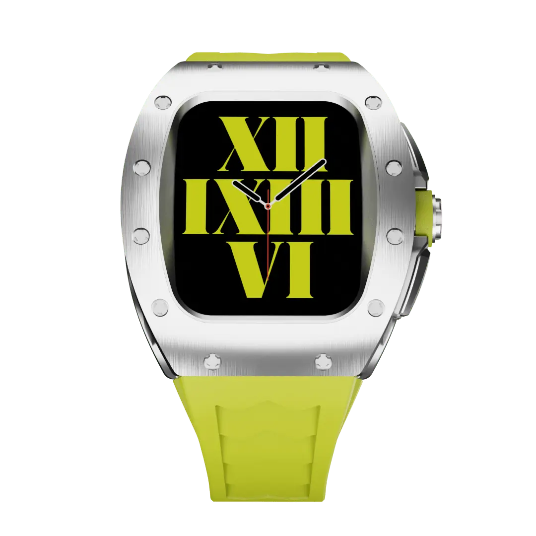 Titanium Apple Watch Case - 44/45mm Silver | Sophistication
