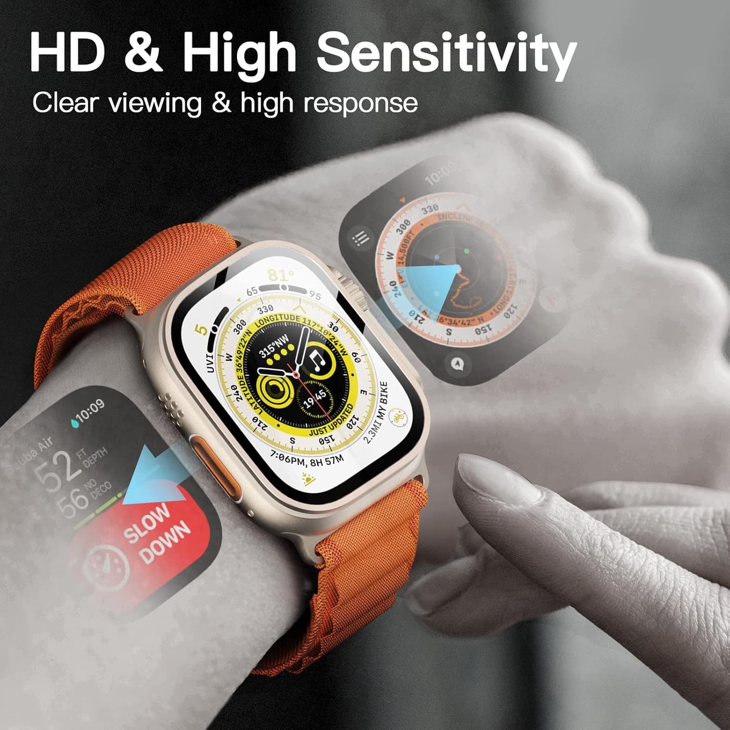 Apple Watch Screen Protector - Tempered Glass | Clarity