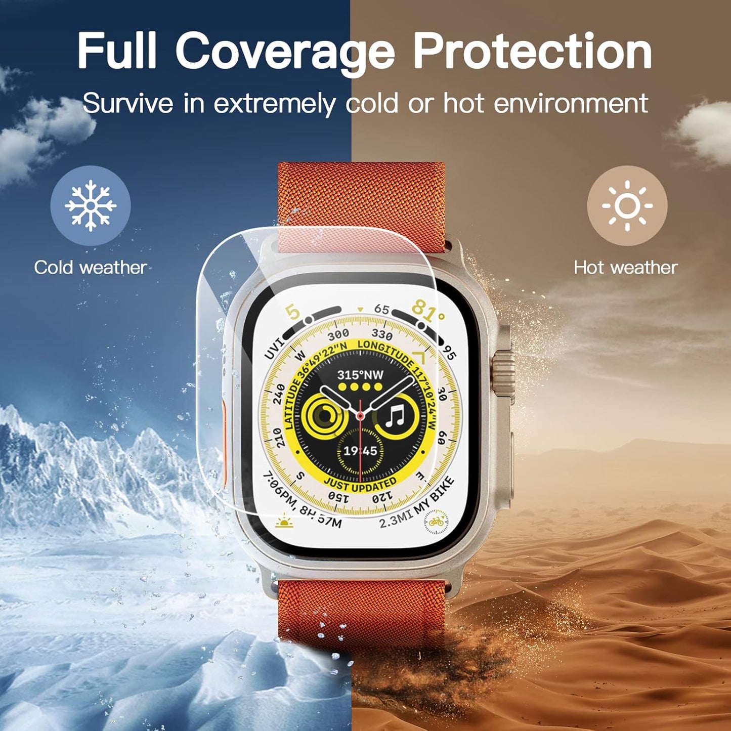 Apple Watch Screen Protector - Tempered Glass | Clarity