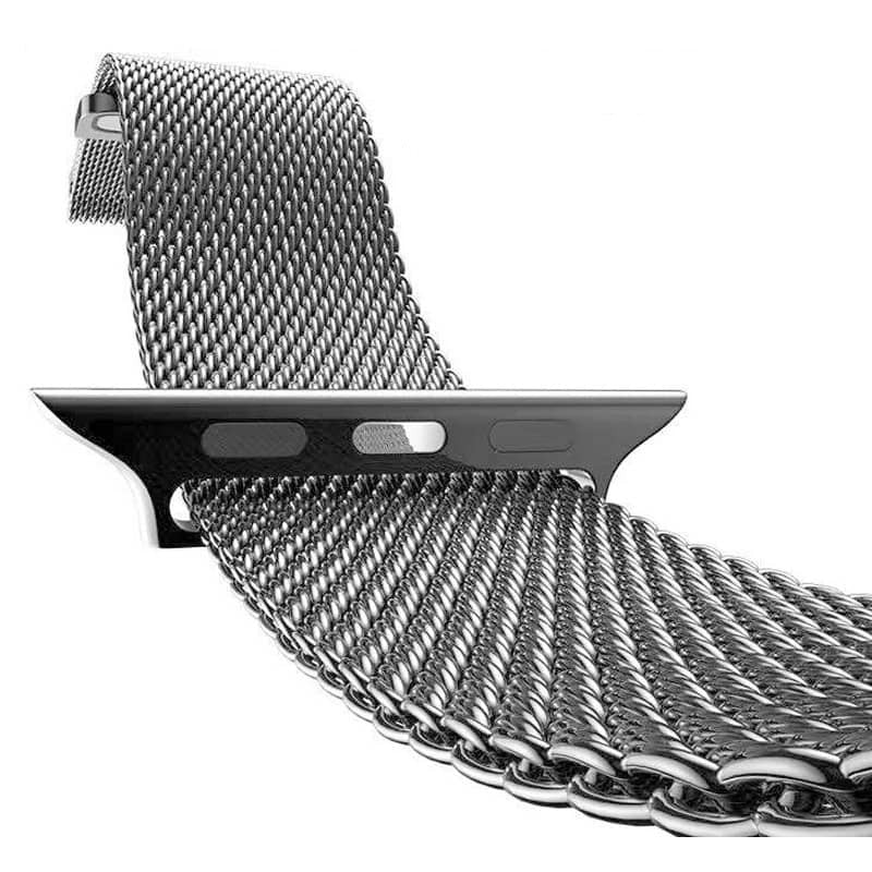 Milanese Loop Apple Watch Band Silver - Steel Mesh | Elegant