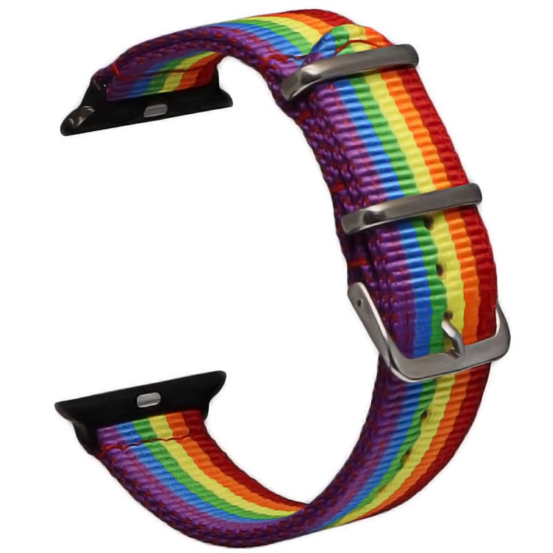 Braided Nylon Apple Watch Strap - Flag | Pride
