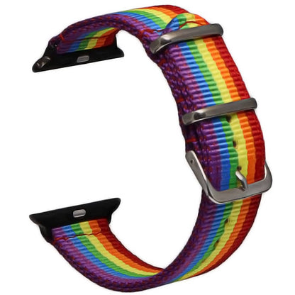 Braided Nylon Apple Watch Strap - Flag | Pride
