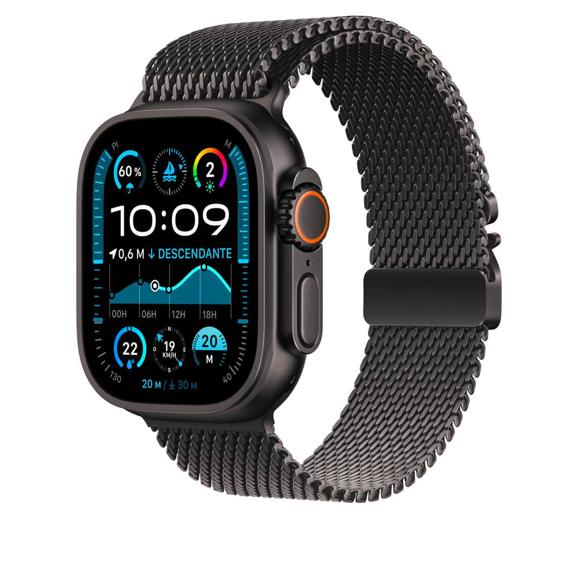 Apple Watch Milanese Loop Strap - Clip Clasp, Steel | Secure