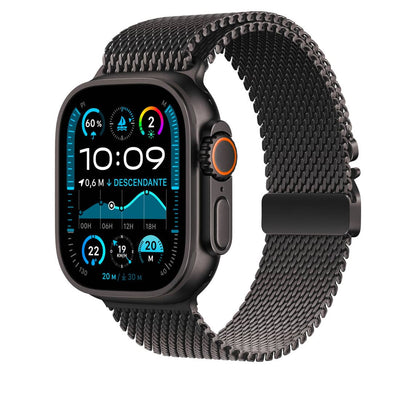 Apple Watch Milanese Loop Strap - Clip Clasp, Steel | Secure