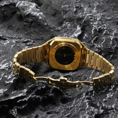 Luxury Apple Watch Band - Steel Case | AP Style