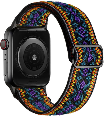 Apple Watch Scrunchie Strap - Multi-Color, Soft | Comfort