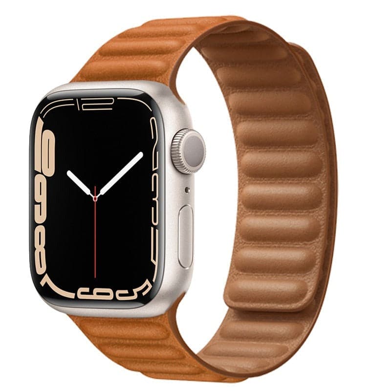 Apple Watch Leather Strap - Magnetic Closure | Elegant Style
