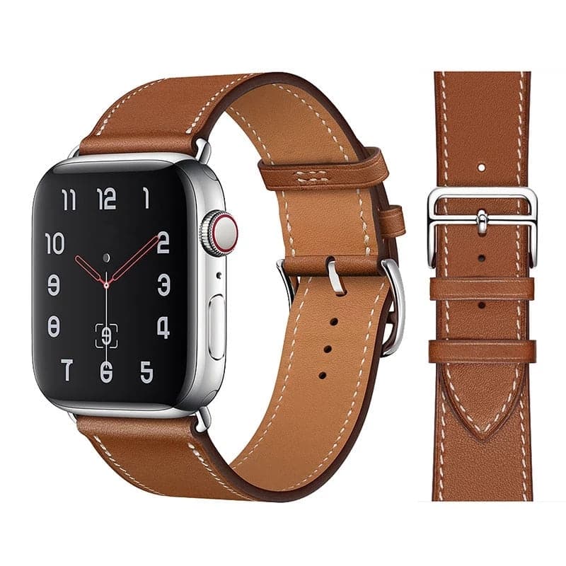 Red Leather Apple Watch Strap - Premium Leather | Style