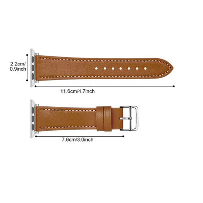 Red Leather Apple Watch Strap - Premium Leather | Style
