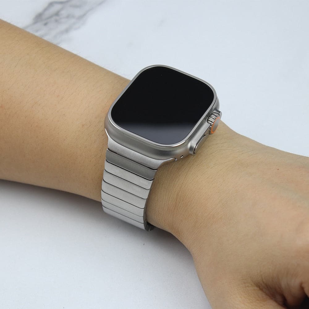 Apple Watch Stainless Steel Band - Midnight Steel | Sophistication