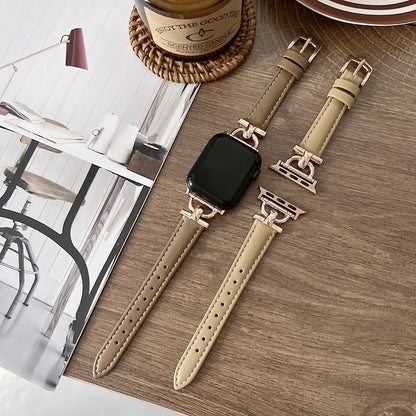Luxury Leather Apple Watch Strap - Premium Feel | Sophistication