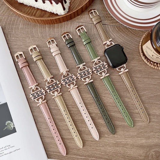 Luxury Leather Apple Watch Strap - Premium Feel | Sophistication