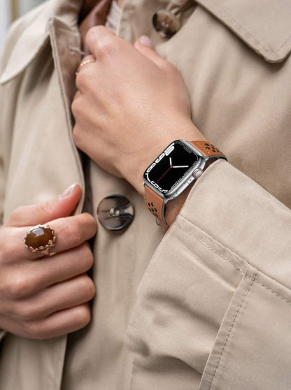 Apple Watch Leather Band - Two-Tone PU | Comfort