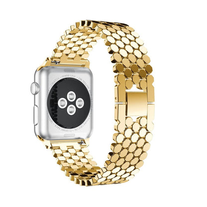 Octagonal Steel Apple Watch Band - Stainless Steel | Sophisticated Style