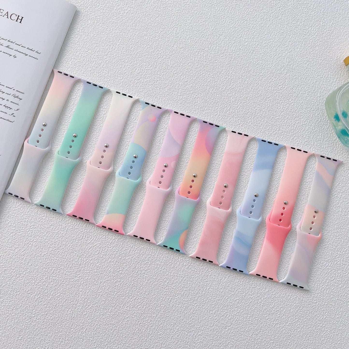 Pastel Cloud Apple Watch Band - Fluoroelastomer, Water Resistant | Serenity