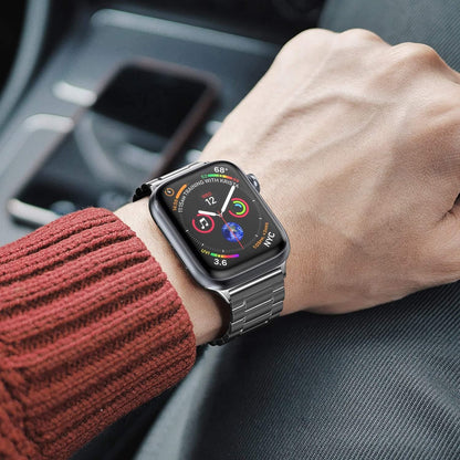 Apple Watch Vintage Steel Strap - Premium Stainless Steel | Timeless Style