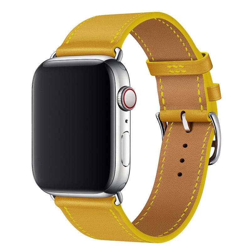 Red Leather Apple Watch Strap - Premium Leather | Style