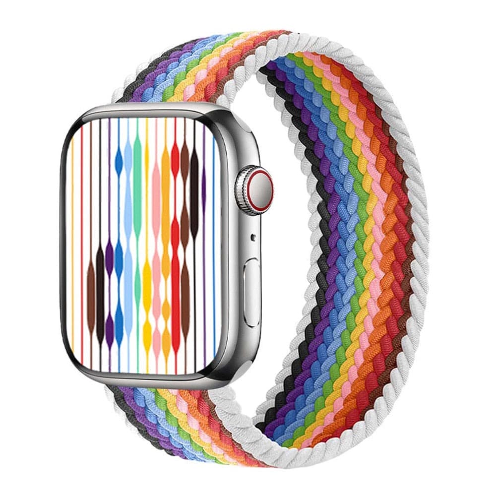 Rainbow Nylon Apple Watch Band - Braided, Comfort | Style