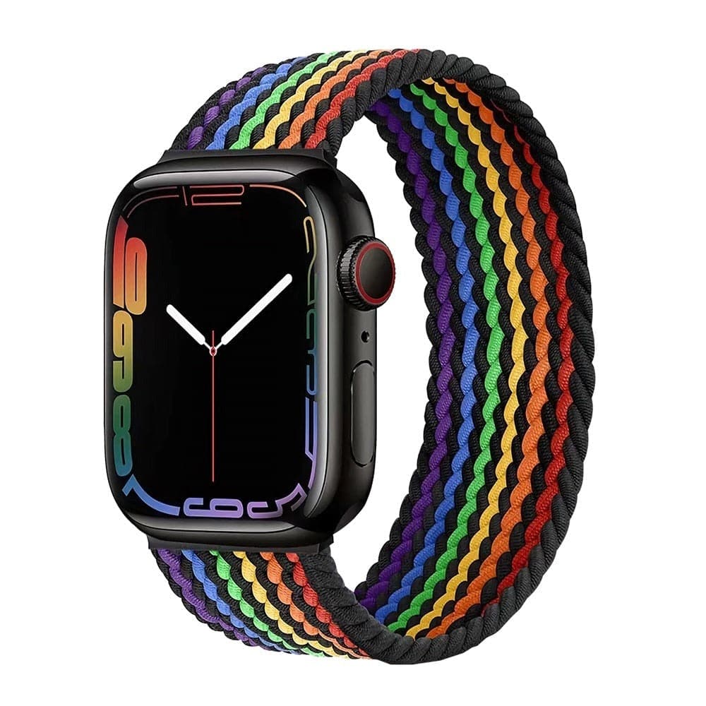 Rainbow Nylon Apple Watch Band - Braided, Comfort | Style