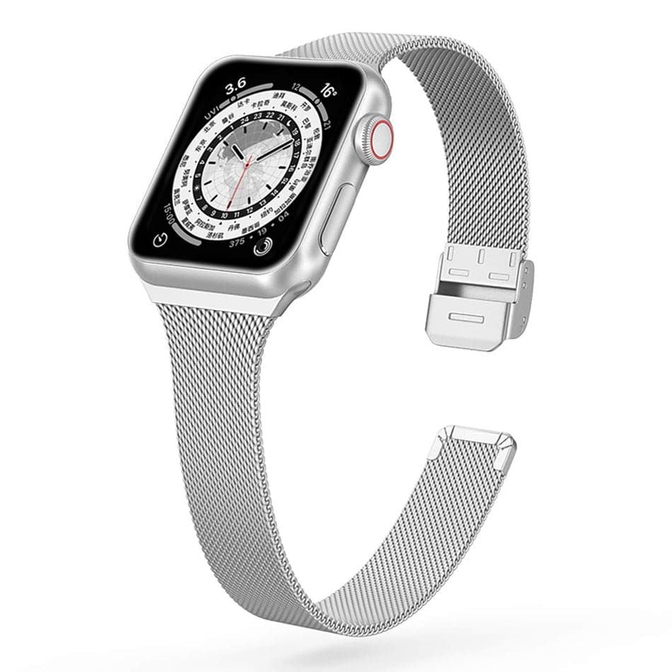 Milanese Loop Apple Watch Strap - Stainless Steel | Elegant