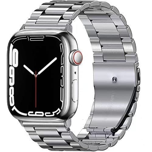 Apple Watch Vintage Steel Strap - Premium Stainless Steel | Timeless Style