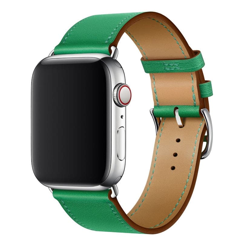 Red Leather Apple Watch Strap - Premium Leather | Style