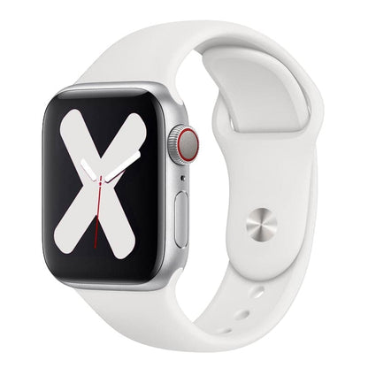 Apple Watch Silicone Sport Band - Crisp White, Comfort | Secure