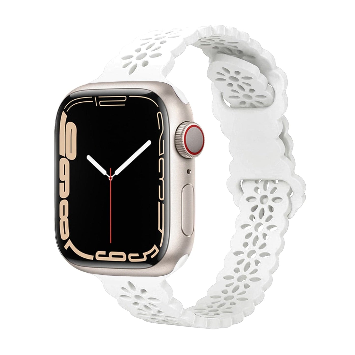 Sculpted Silicone Apple Watch Strap - Aired, Water-Resistant | Comfort