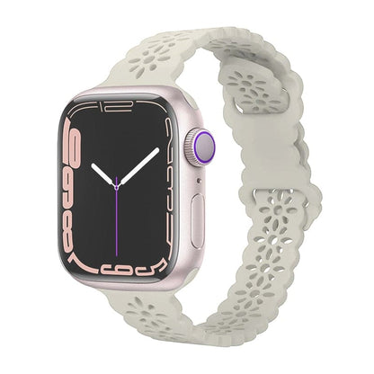 Sculpted Apple Watch Band - Silicone, Breathable | Unique Style