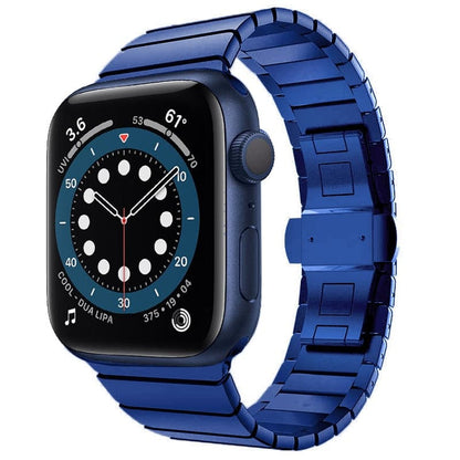 Apple Watch Stainless Steel Band - Midnight Steel | Sophistication