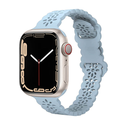 Sculpted Silicone Apple Watch Strap - Aired, Water-Resistant | Comfort