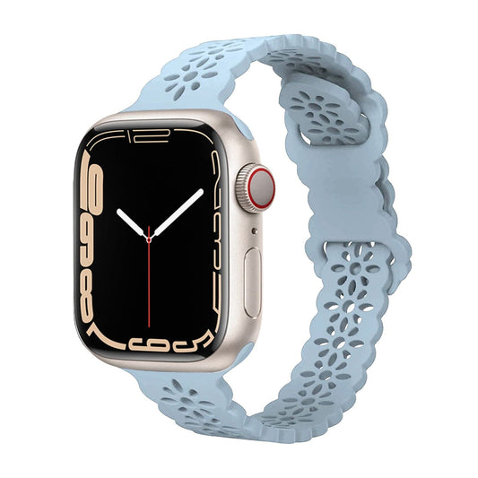 Sculpted Silicone Apple Watch Strap - Aired, Water-Resistant | Comfort