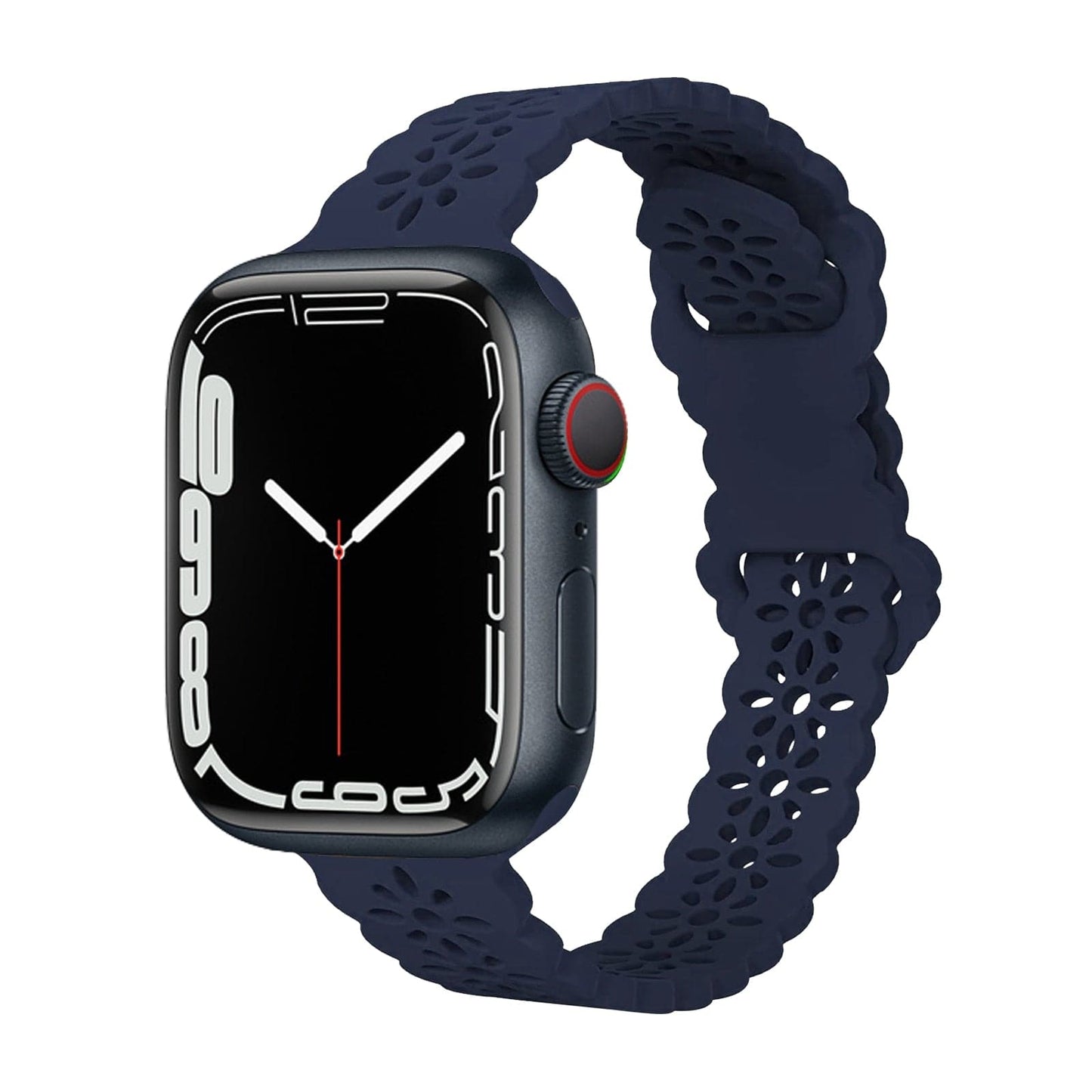 Sculpted Silicone Apple Watch Strap - Aired, Water-Resistant | Comfort