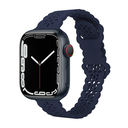 Sculpted Silicone Apple Watch Strap - Aired, Water-Resistant | Comfort