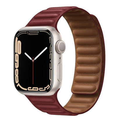 Apple Watch Leather Strap - Magnetic Closure | Elegant Style