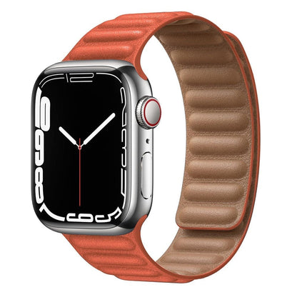 Apple Watch Leather Strap - Magnetic Closure | Elegant Style