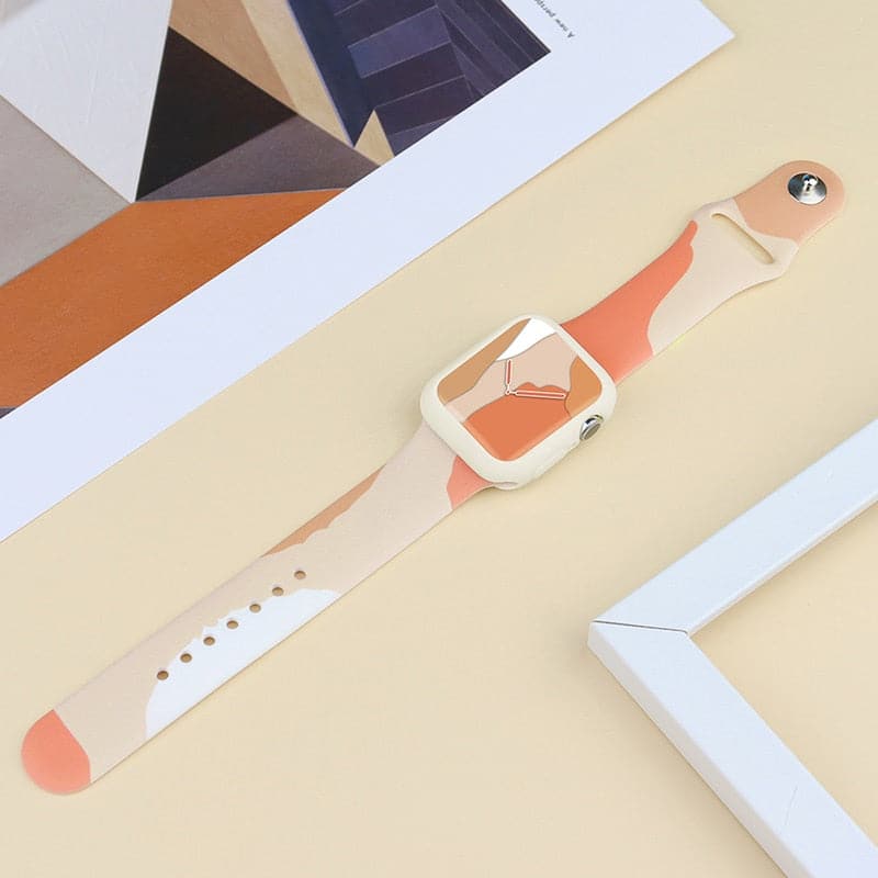 Apple Watch Camouflage Strap - Silicone, Water Resistant | Style