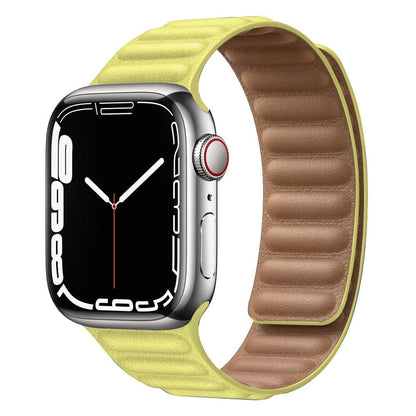 Apple Watch Leather Strap - Magnetic Closure | Elegant Style
