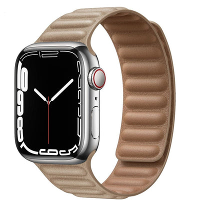Apple Watch Leather Strap - Magnetic Closure | Elegant Style
