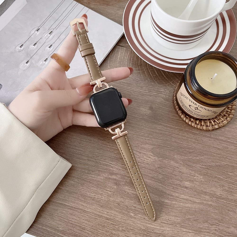 Luxury Leather Apple Watch Strap - Premium Feel | Sophistication