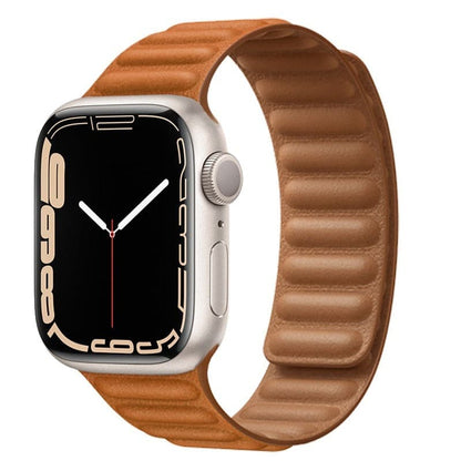 Apple Watch Leather Strap - Magnetic Closure | Elegant Style