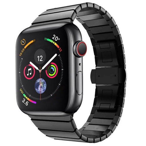 Apple Watch Stainless Steel Band - Midnight Steel | Sophistication