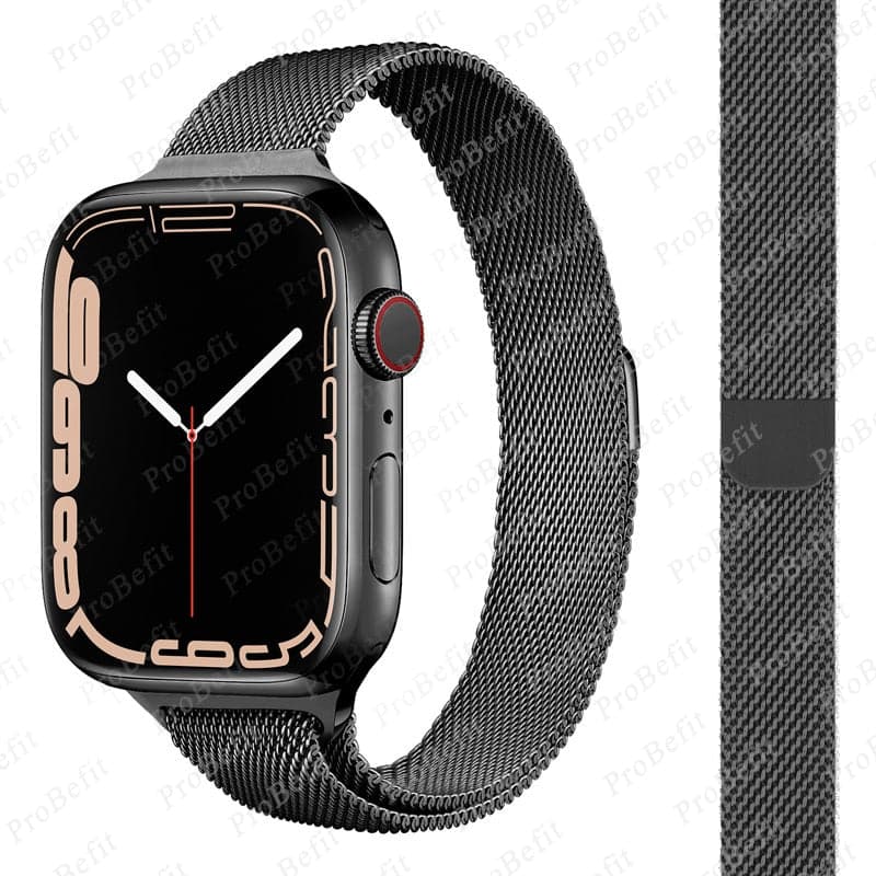 Milanese Loop Apple Watch Band - Magnetic, Steel | Elegant