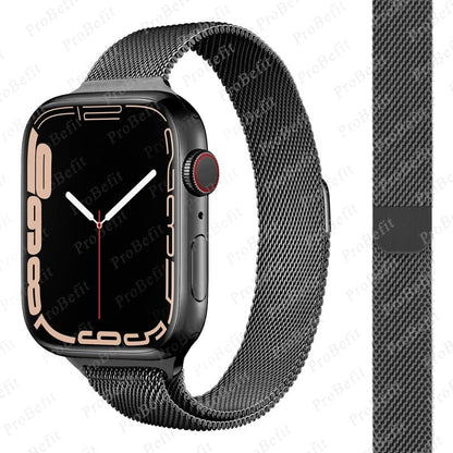 Milanese Loop Apple Watch Band - Magnetic, Steel | Elegant