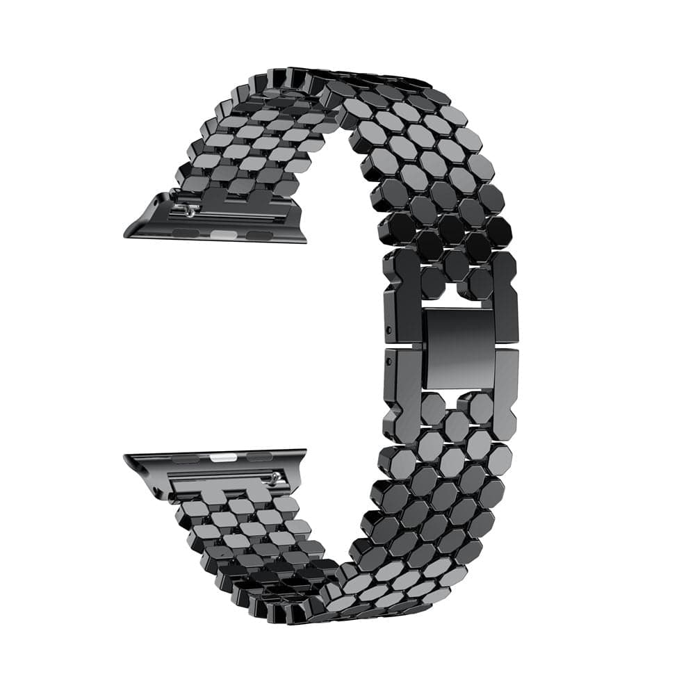Octagonal Steel Apple Watch Band - Stainless Steel | Sophisticated Style