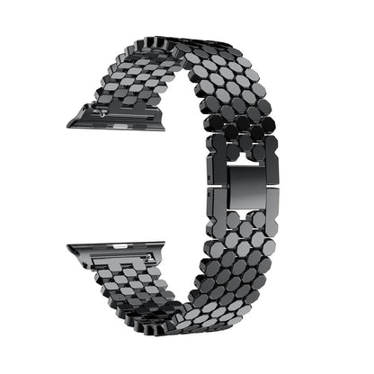 Octagonal Steel Apple Watch Band - Stainless Steel | Sophisticated Style