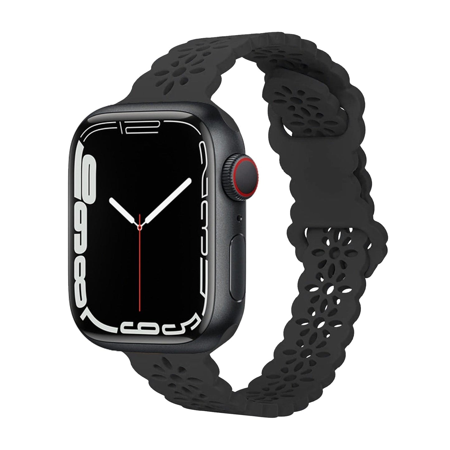 Sculpted Silicone Apple Watch Strap - Aired, Water-Resistant | Comfort
