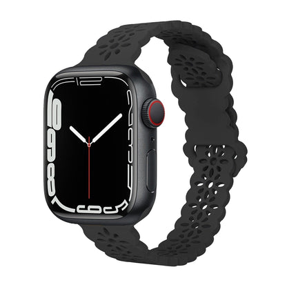 Sculpted Silicone Apple Watch Strap - Aired, Water-Resistant | Comfort