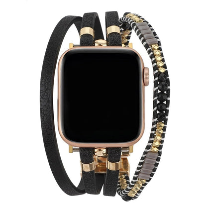 Apple Watch Multi-Strap Band - Leather & Steel | Versatile Style