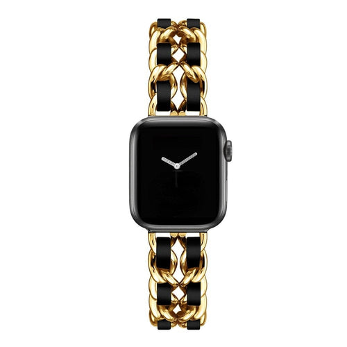 Luxury Apple Watch Strap - Leather Steel | Elegant